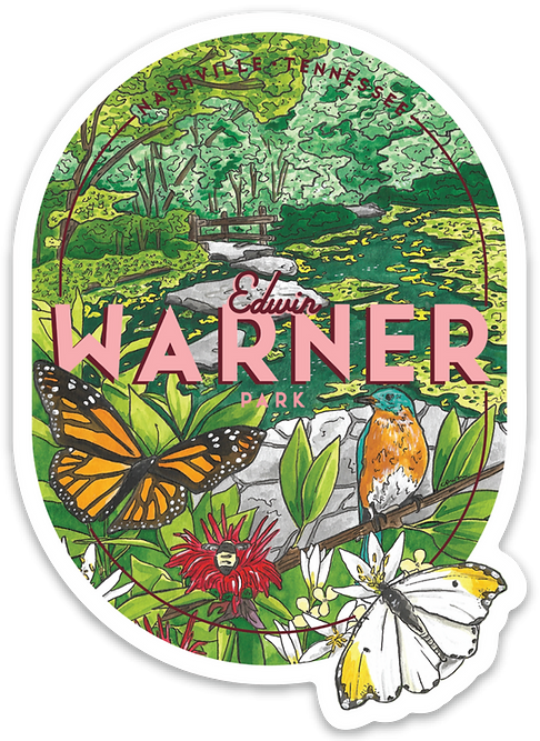 Edwin Warner Park Sticker