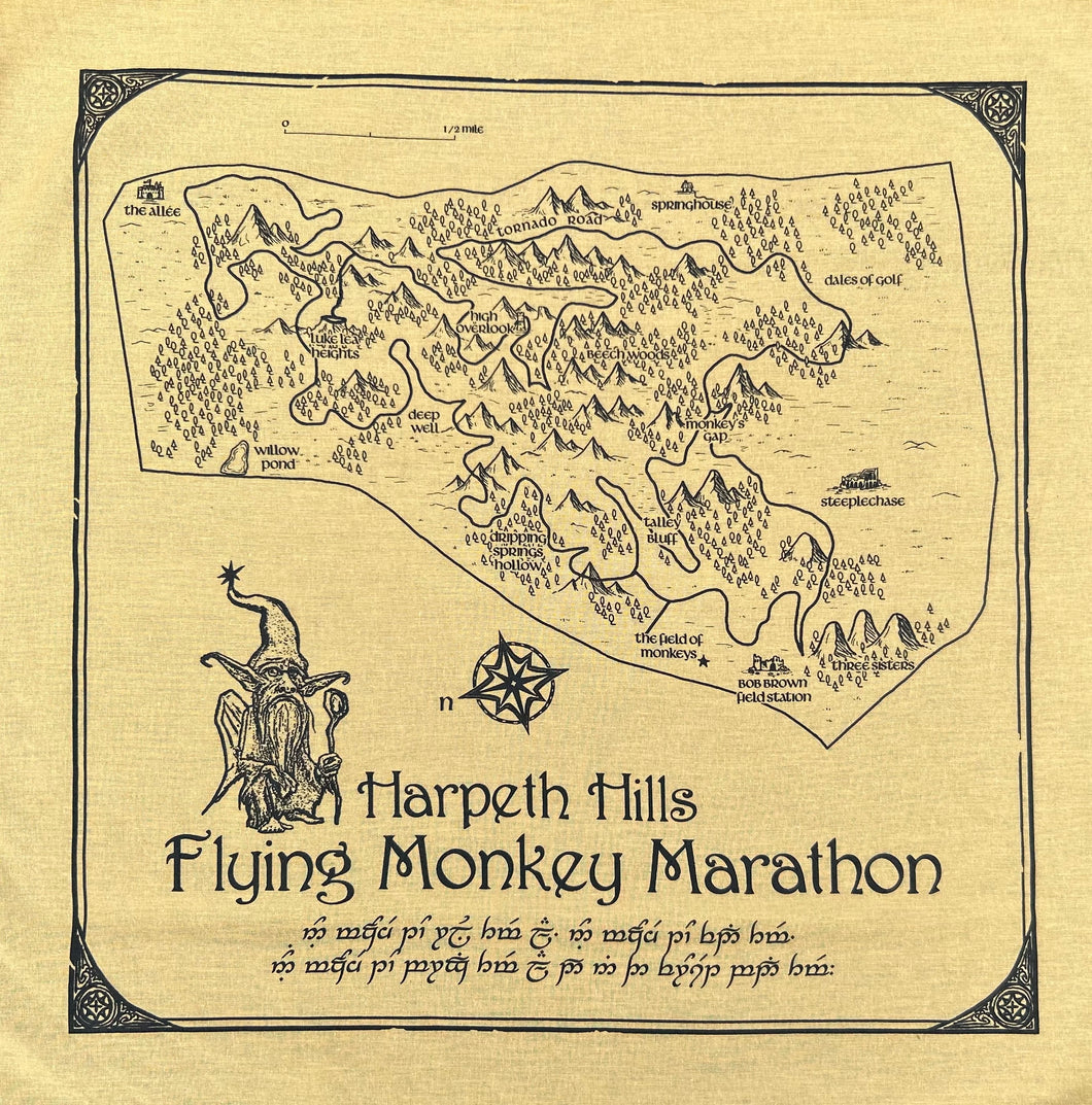 Flying Monkey Map Bandana